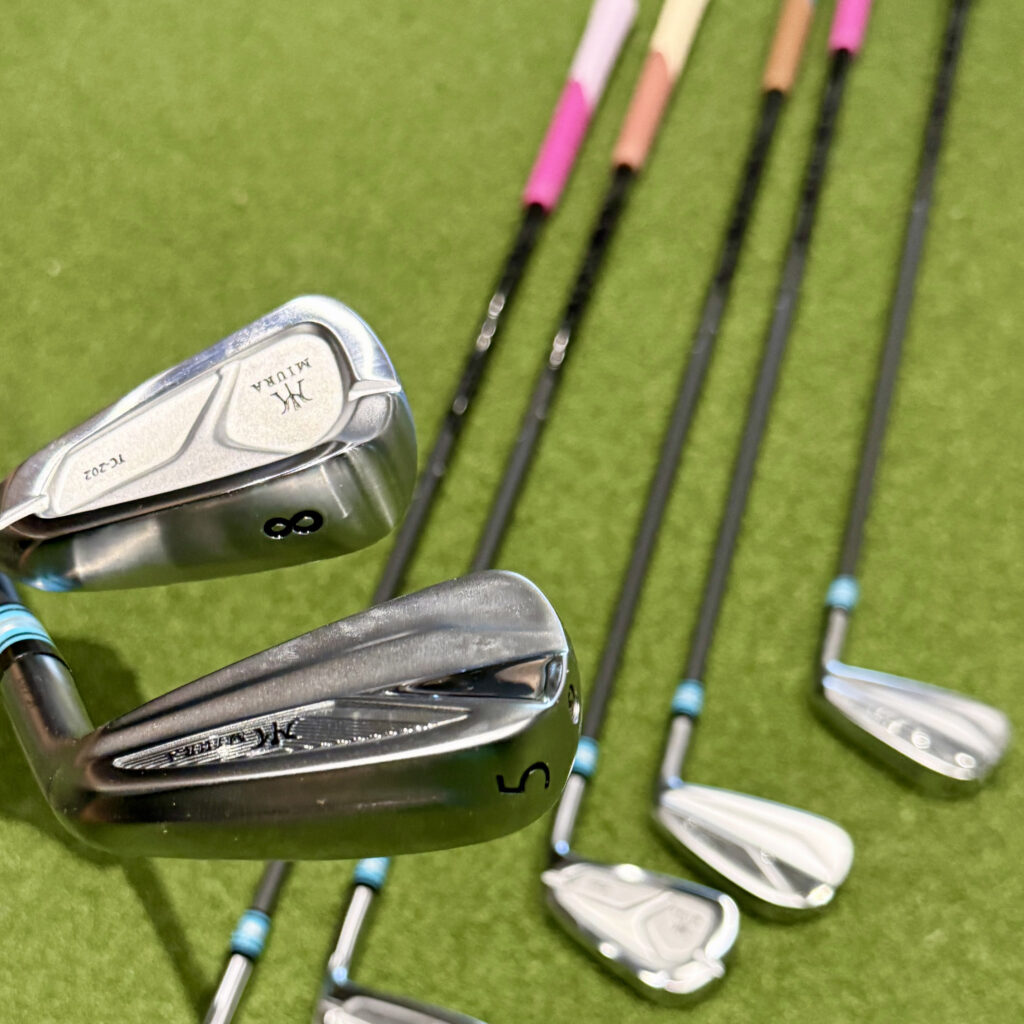 Professional golf club fitting in progress at Loft Club Fitting